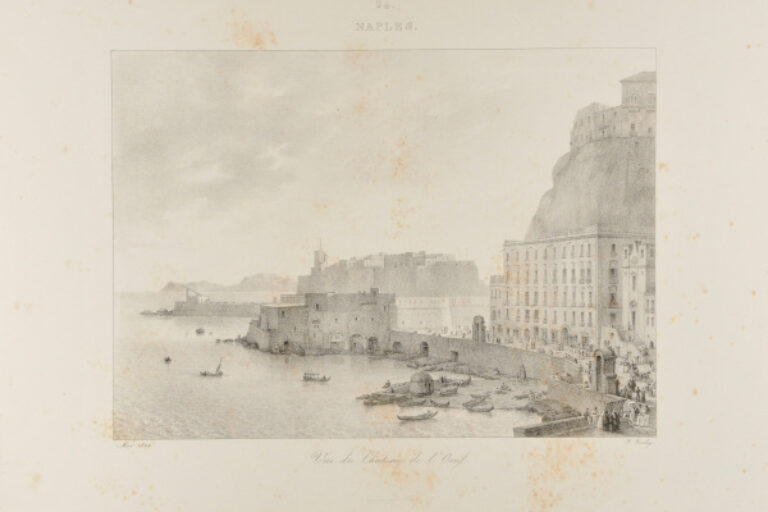 NAPLES - VIEW OF THE CASTEL DELL'OVO