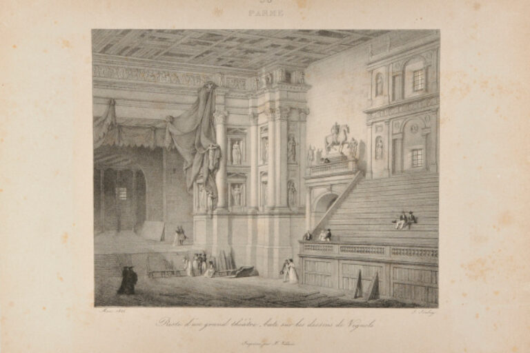 PARMA - INTERIOR OF A THEATER DESIGNED BY VIGNOLA
