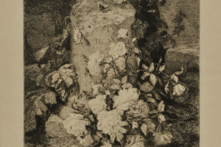 MONUMENT WITH FLOWERS