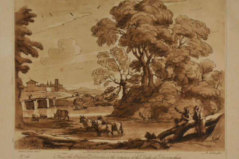 LANDSCAPE WITH PEASANTS AND CATTLE