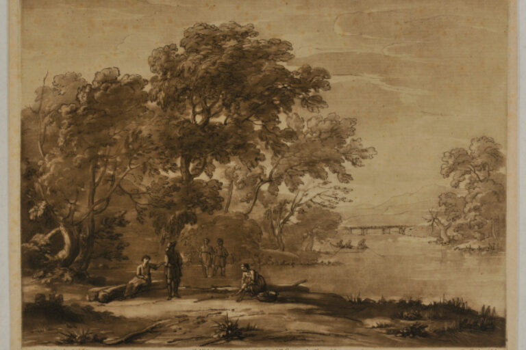 LANDSCAPE WITH VIEW OF A RIVER