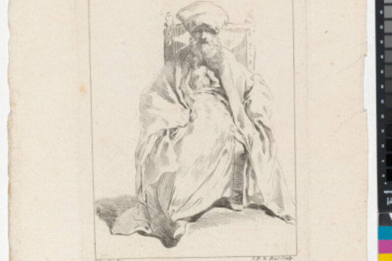 COLLECTION OF DIFFERENT OVER-ACTING TYPES DRAWN IN ROME BY CARLE VAN LOO, PAINTER TO THE KING