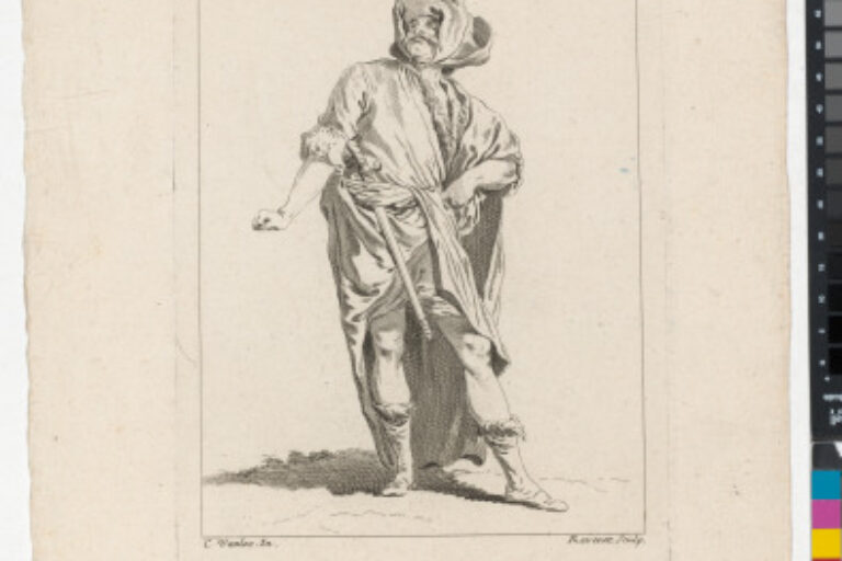 COLLECTION OF DIFFERENT OVER-ACTING TYPES DRAWN IN ROME BY CARLE VAN LOO, PAINTER TO THE KING