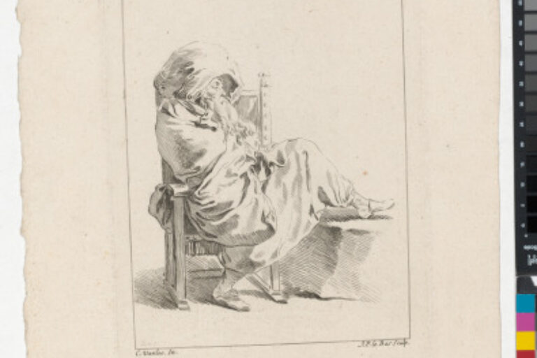 COLLECTION OF DIFFERENT OVER-ACTING TYPES DRAWN IN ROME BY CARLE VAN LOO, PAINTER TO THE KING
