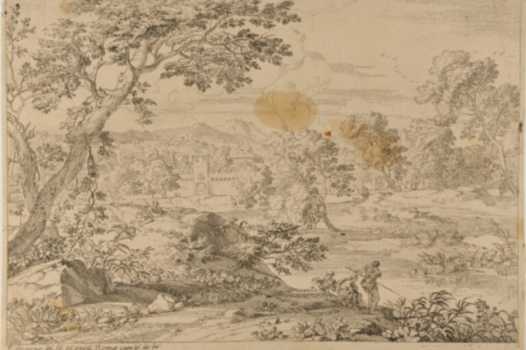 LANDSCAPE WITH THREE FISHERMEN