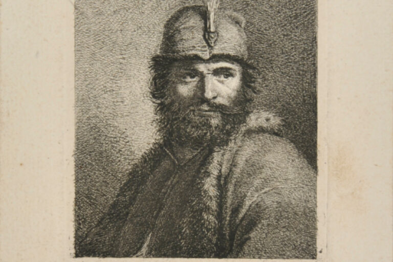 MAN WITH BEARD AND PLUMED HAT