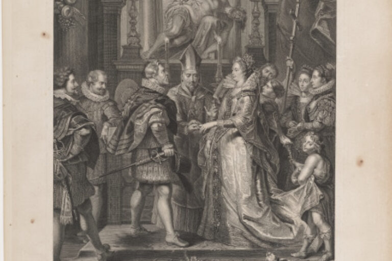 THE WEDDING BY PROXY OF MARIE DE' MEDICI TO KING HENRY IV