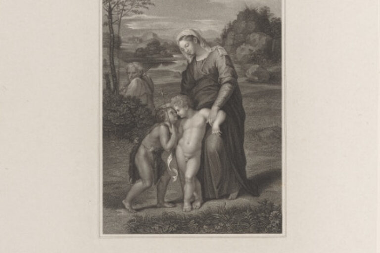 THE HOLY FAMILY WITH THE INFANT SAINT JOHN THE BAPTIST