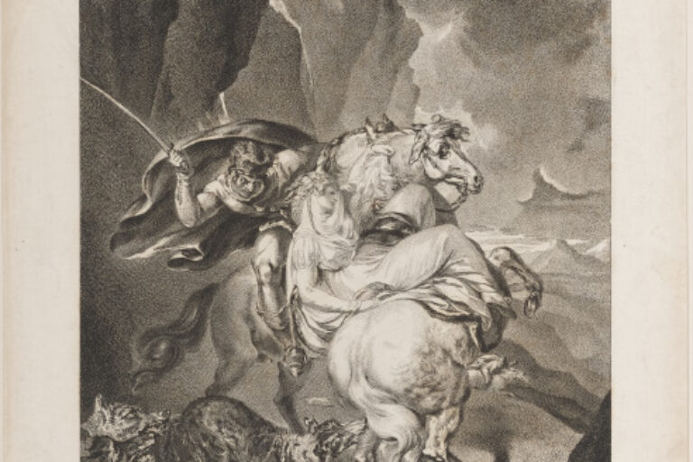 THE WOLVES DESCENDING FROM THE ALPS