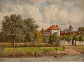 George Lucas at His Pier, Boissise-la-Bertrand