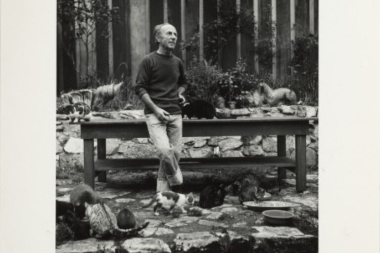 EDWARD WESTON WITH CATS