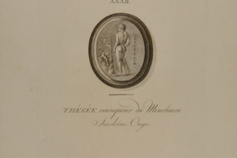 SARDONYX WITH THESEUS VANQUISHING THE MINOTAUR