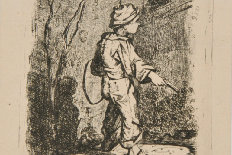 BOY WITH HOOP