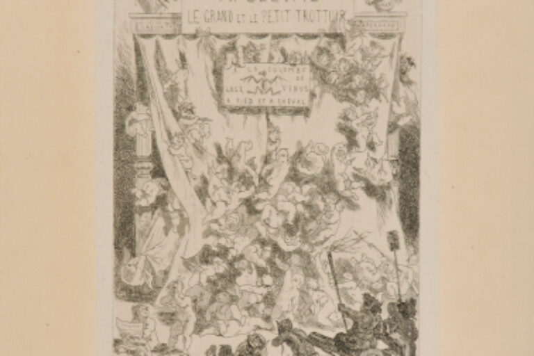Title page for A. Delvau’s ‘Le Grand et le Petit Trottoir’