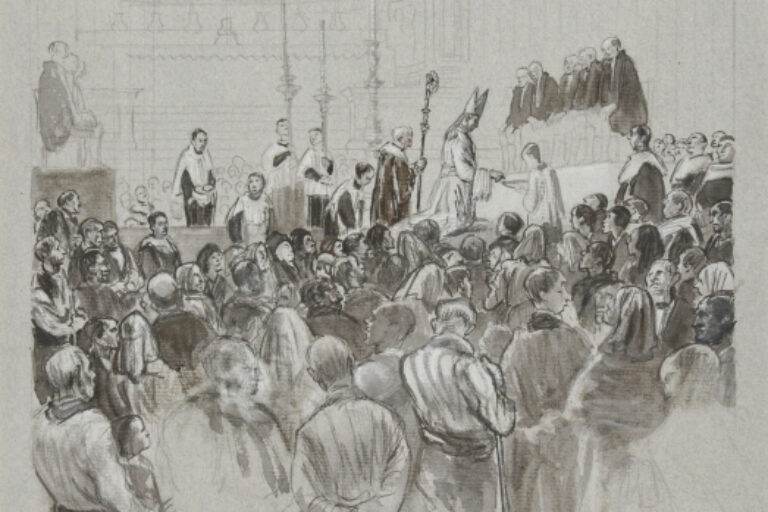 MAUNDY THURSDAY, WASHING THE FEET, SEGOVIA CATHEDRAL