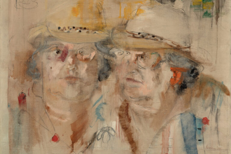 BERDIE WITH STRAW HAT