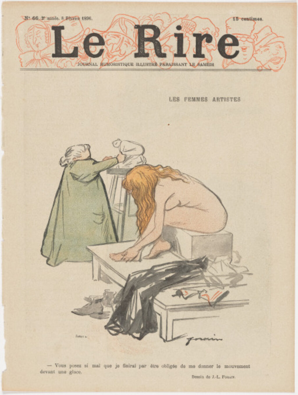 Vous posez si mal que je finirai par être obligée de me donner le mouvement devant une glace.