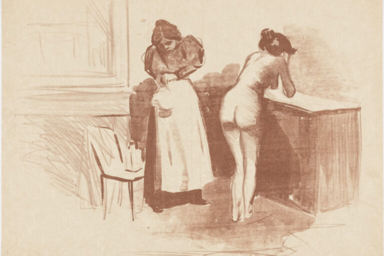 FEMME A SA TOILETTE