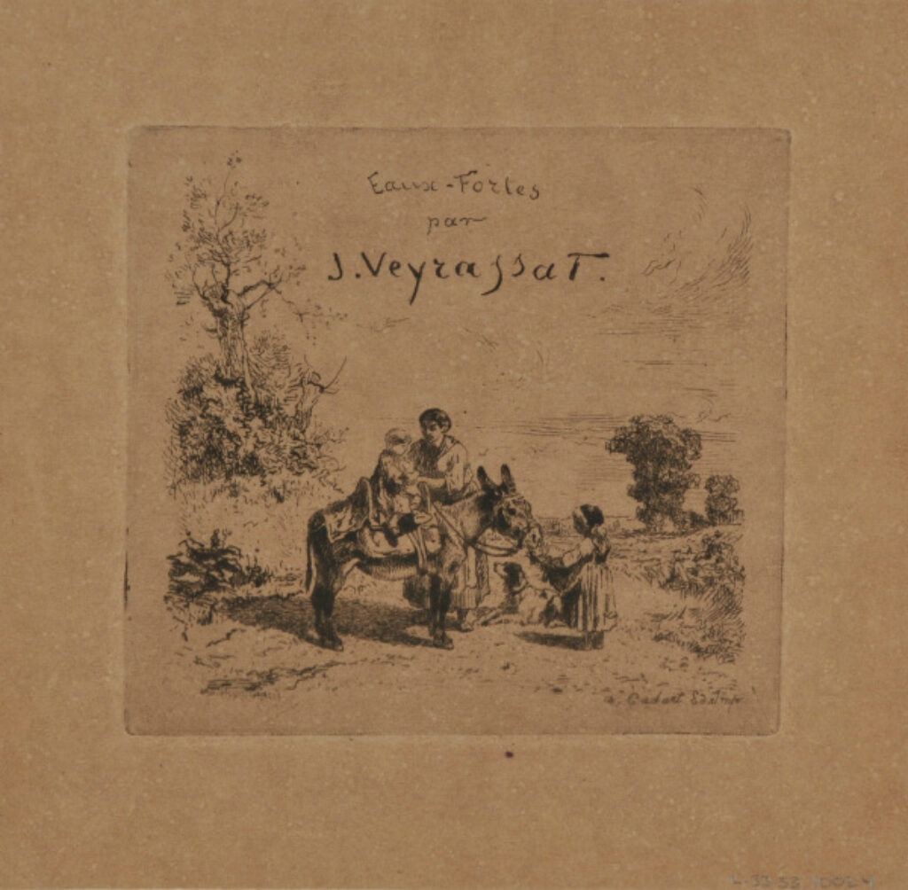 Titre: Eaux-fortes par Veyrassat