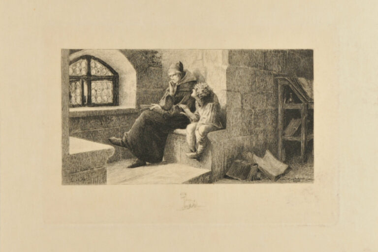 The Priest Teaching the Hunchback