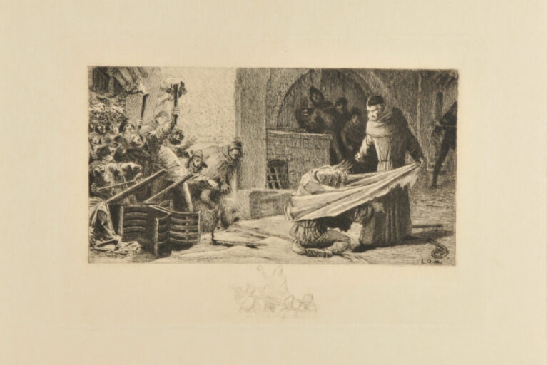 THE PRIEST REPRIMANDING THE HUNCHBACK