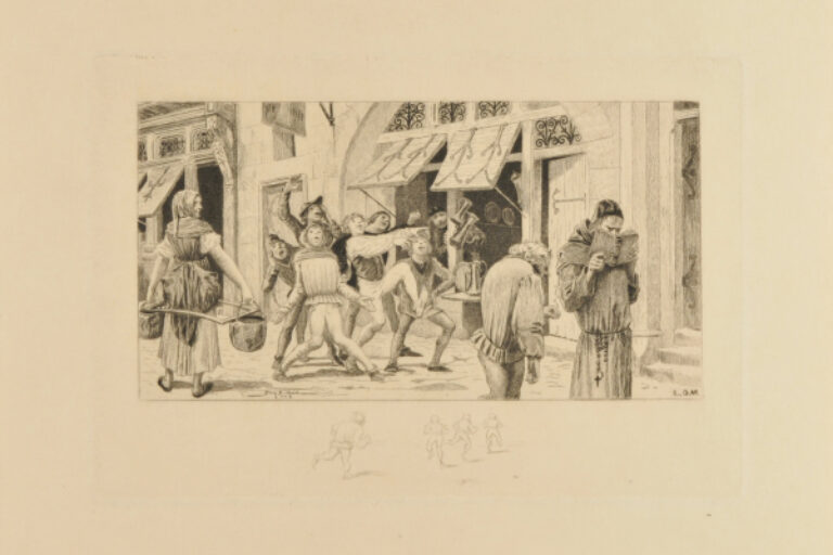 The Students Jeering the Hunchback