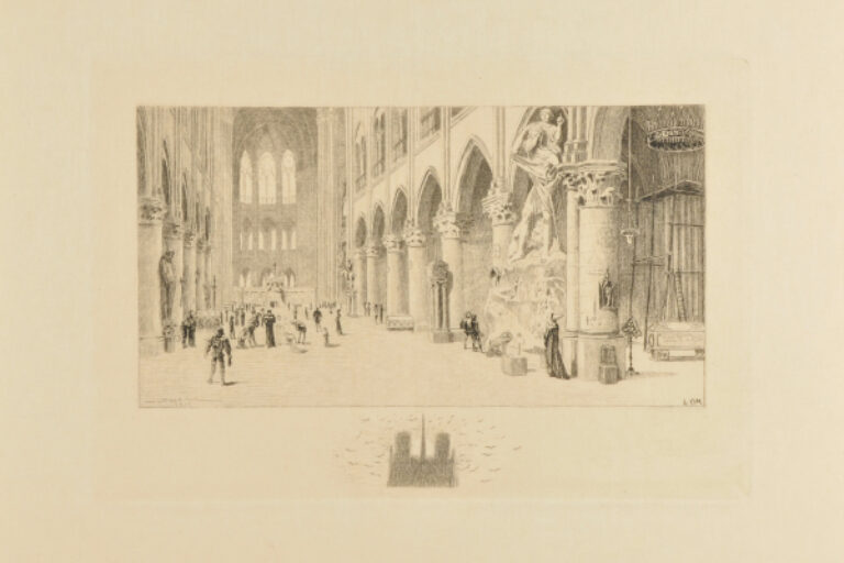 THE INTERIOR OF NOTRE DAME