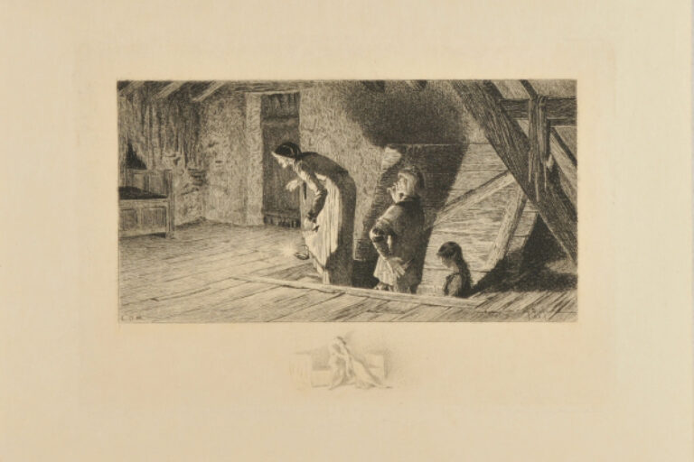 The Old Woman Letting the Room to the Student