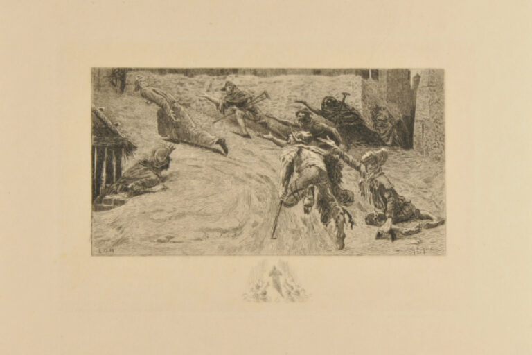 The Beggars Pursuing the Student