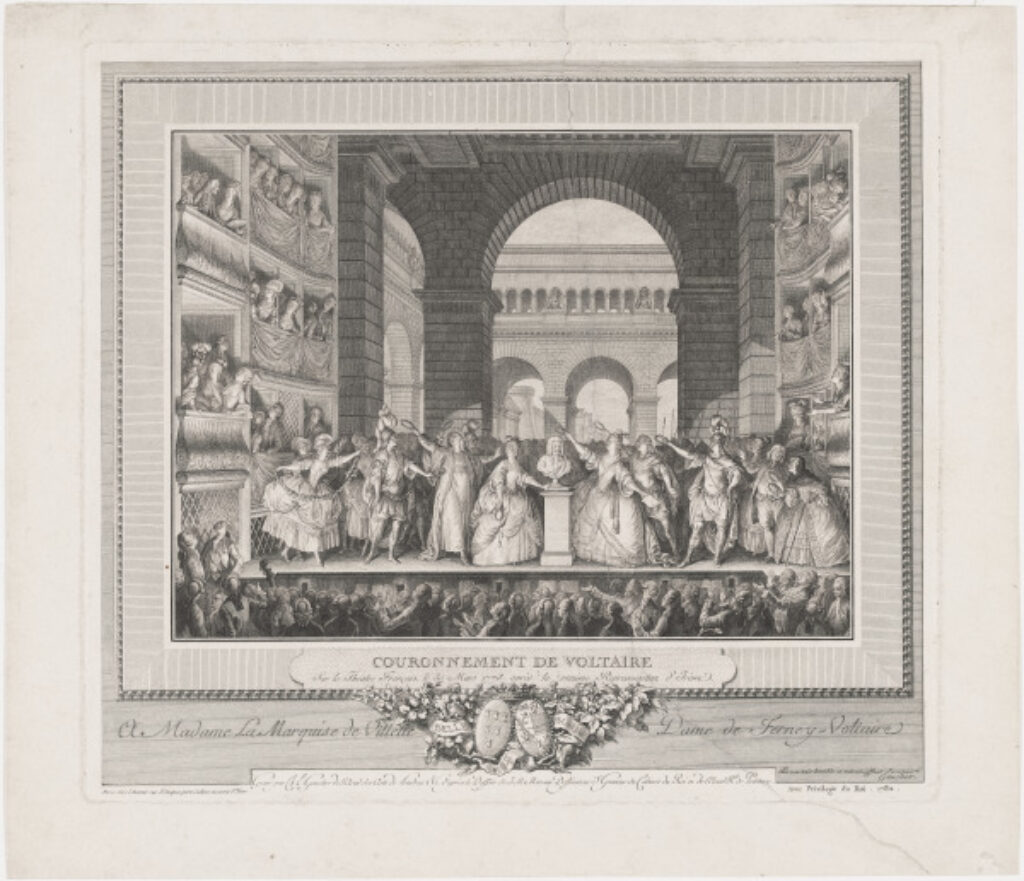 Couronnement de Voltaire