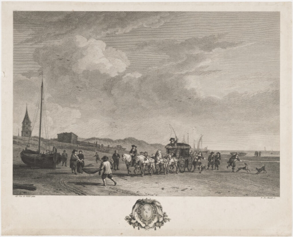 Promenade of the Prince of Orange on the Beach at Scheveningen