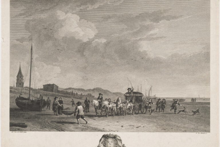 PROMENADE OF THE PRINCE OF ORANGE ON THE BEACH AT SCHEVENINGEN