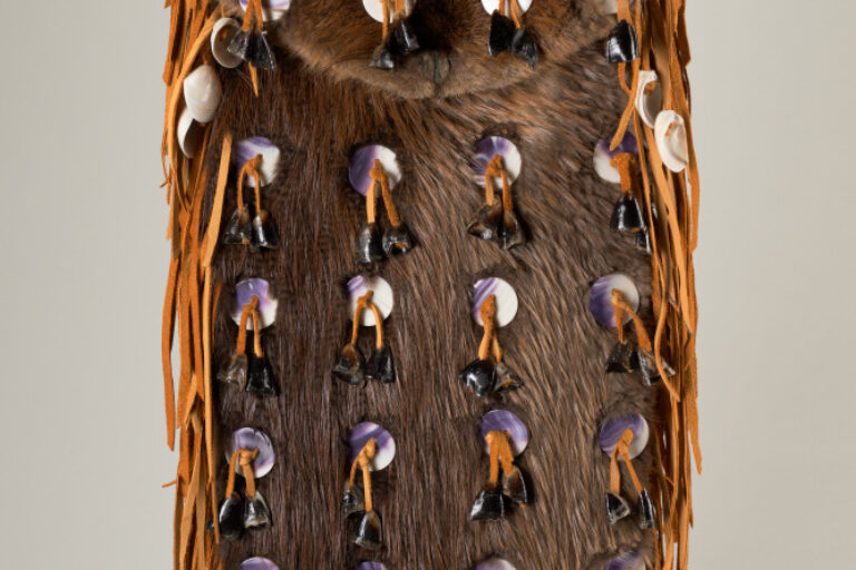 Traditional Beaver Pouch Bag from the “Water is Life” Series
