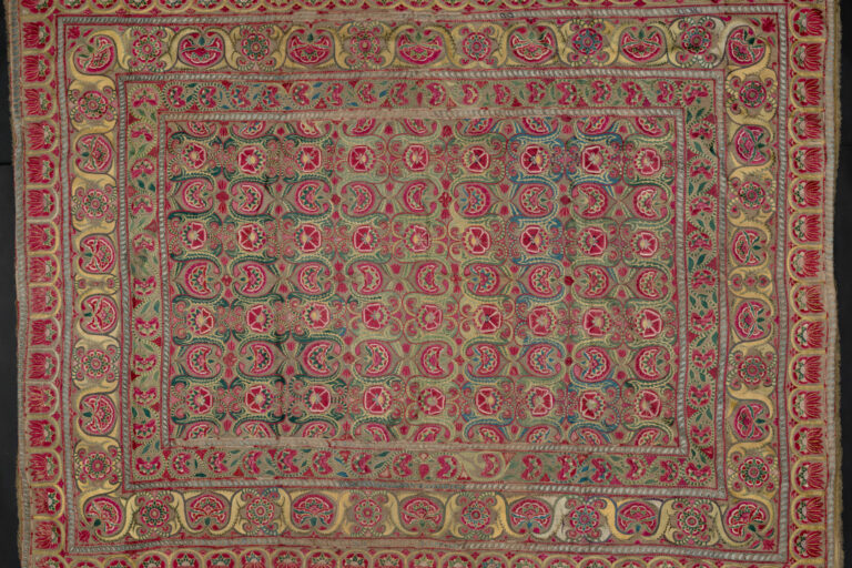 Floor Spread with Lotus Blossoms and Other Floral Motifs
