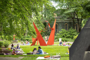 Evening in the Sculpture Garden