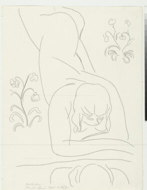 Study for “Herodias” (refused etching)