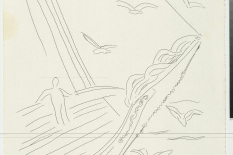 STUDY FOR "SEA BREEZE" (REFUSED ETCHING)