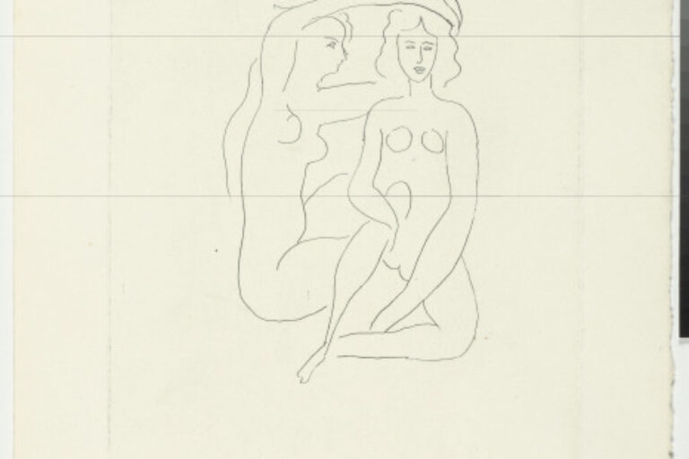 STUDY FOR "ARRANGING THE HAIR OF HERODIAS" (REFUSED ETCHING)