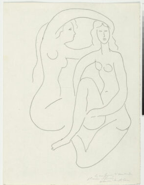 Study for “Arranging the Hair of Herodias” (refused etching)