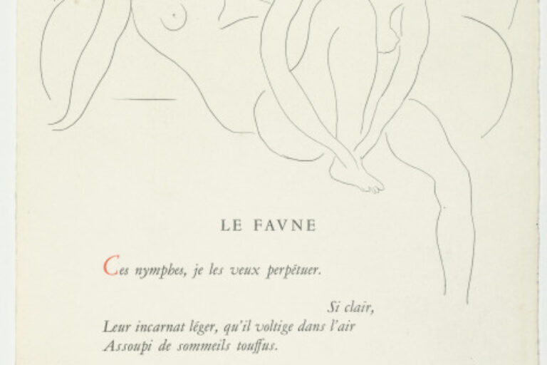 STUDY FOR HEADPIECE FROM "THE FAUNE" (REFUSED ETCHING)