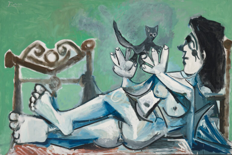 WOMAN WITH A CAT