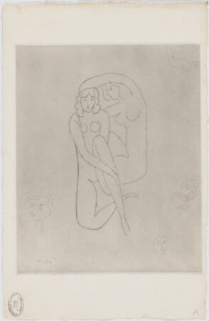 La coiffure d’Hérodiade (refused etching, cancelled)