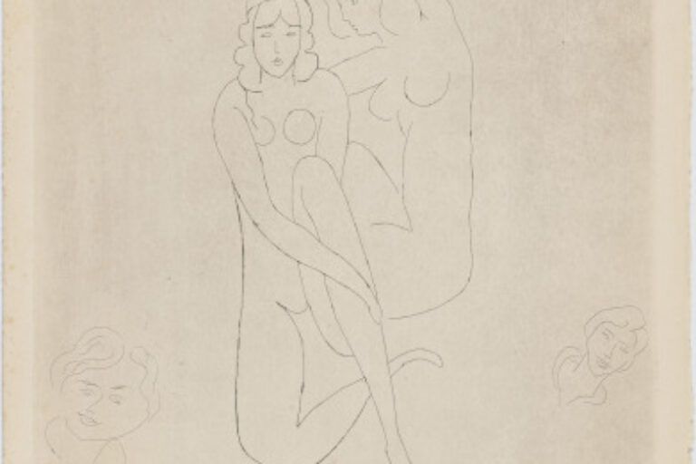 ARRANGING THE HAIR OF HÉRODIADE (REFUSED ETCHING)