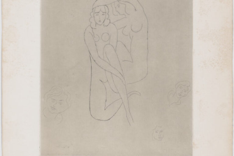 ARRANGING THE HAIR OF HÉRODIADE (REFUSED ETCHING)