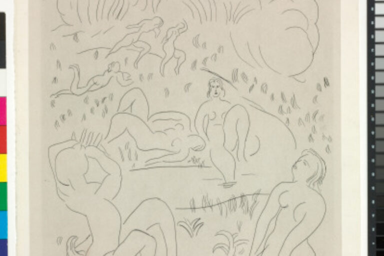 NYMPHS AND FAUN (REFUSED ETCHING)